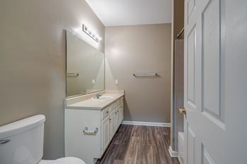 Wood-style vinyl flooring